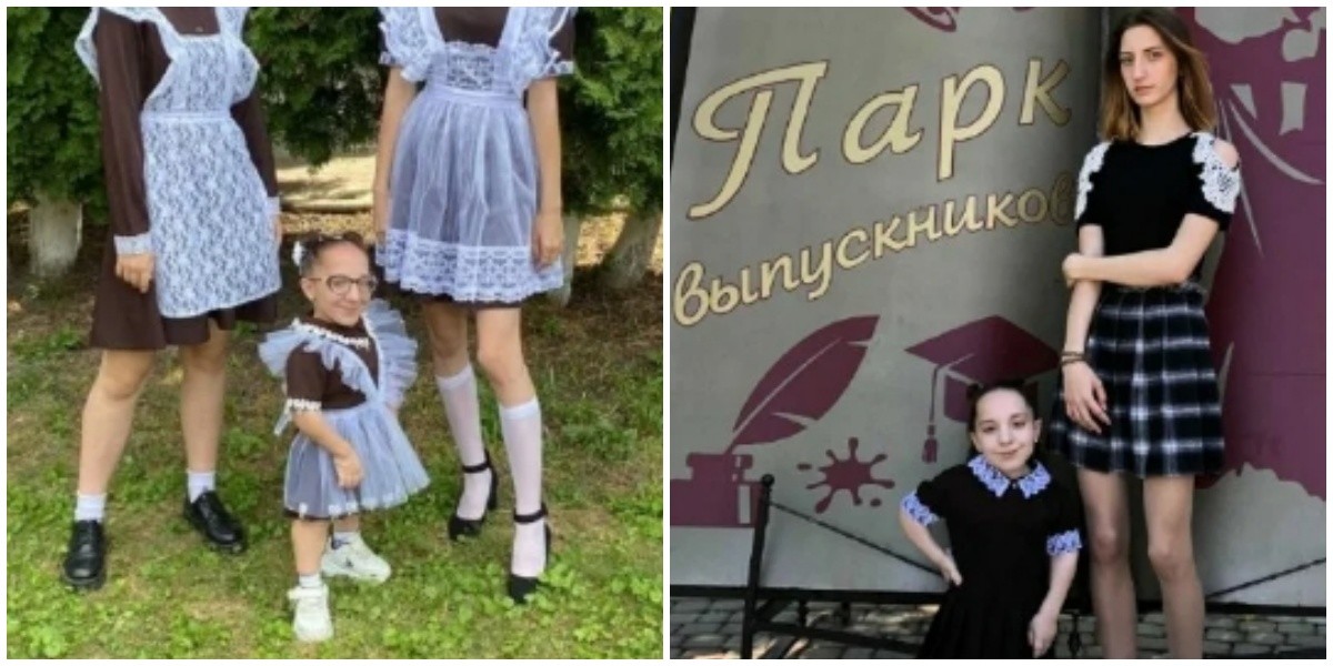 Самая маленькая школьница России отметила свой "Последний звонок"