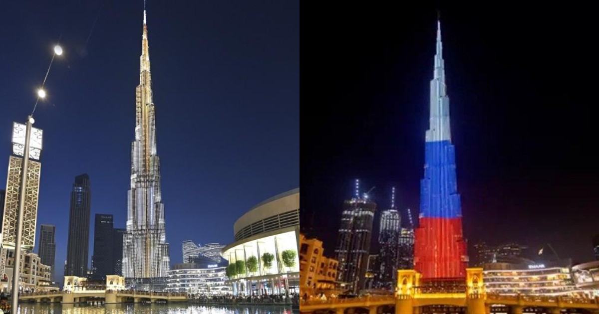 Бурдж халифа в цвет флага россии. Башня Халифа в Дубае. Бурдж-Халифа Дубай Триколор. Дубай здание Бурдж Халифа. Небоскреб Бурдж-Халифа в Дубае 12 июня.