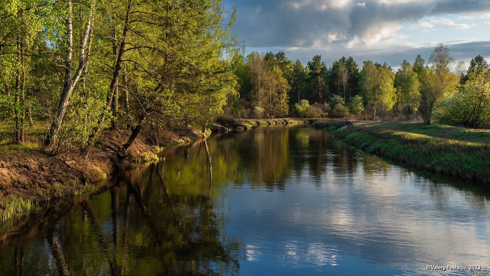 Весна лес река