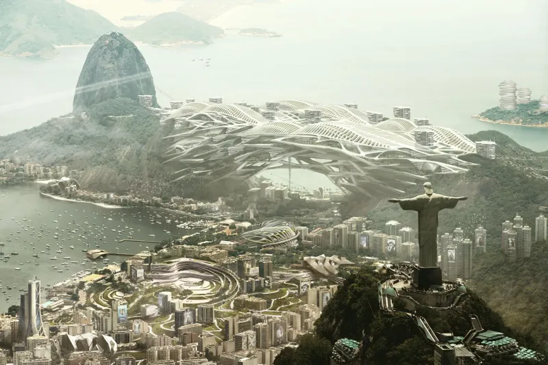 Нереалистично, но впечатляюще:  как большие города могут выглядеть в 2029 году