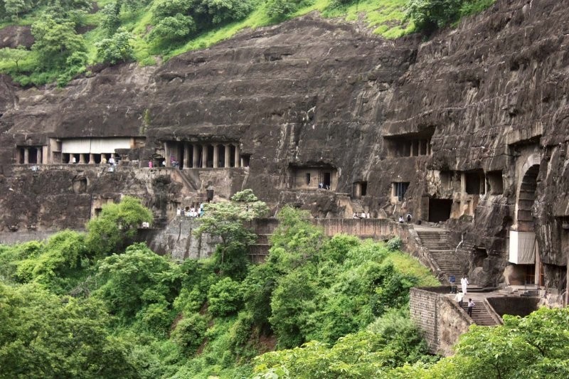 2. Пещерные храмы Аджанты, Индия