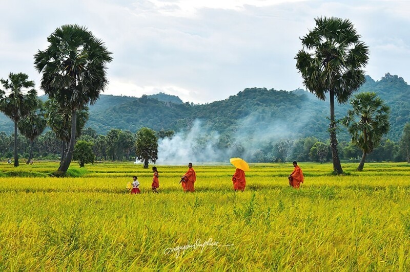 Юные кхмерские буддисты на фотографиях Нгуена Ву Фуока
