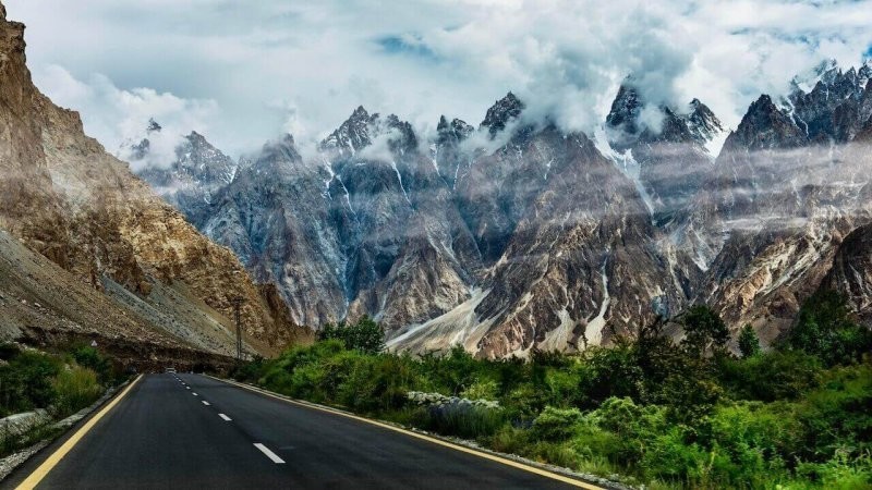 Каракорумское шоссе, Пакистан