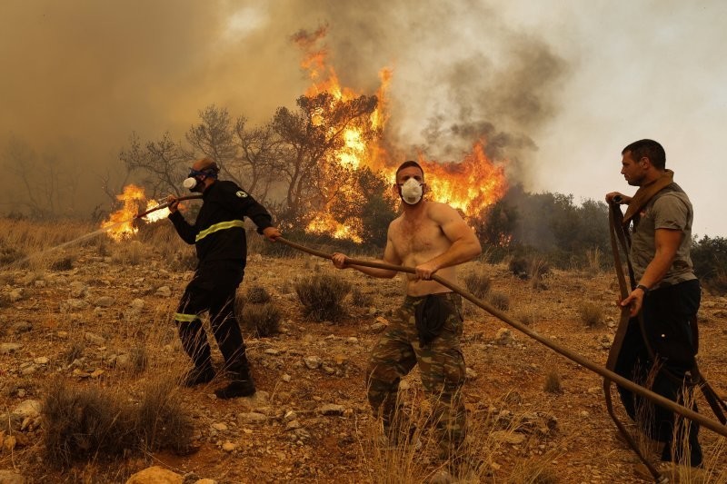 Более 30 тысяч человек эвакуируют с острова Родос из-за лесных пожаров