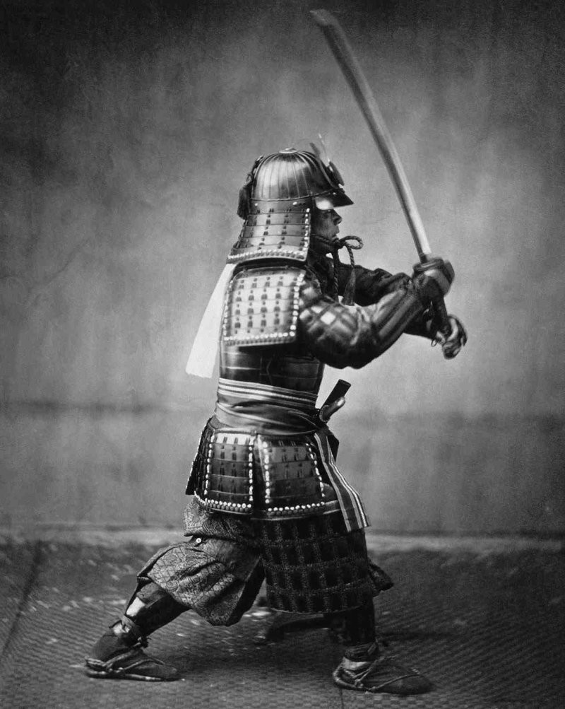 21. Японский самурай в доспехах, 1867 год