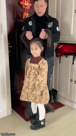 Самые быстрые прически всегда от папы