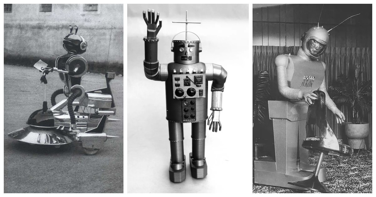 Первый механический прототип робота. Робот-гуманоид Ясутаро Мицуи (1932 год, Япония).. Роботы 20 века. Первый робот. Роботы в начале 20 века.