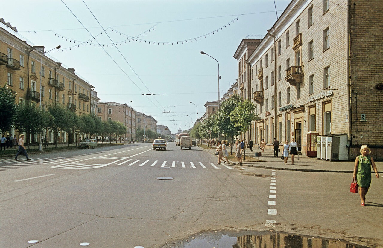 1972 год город. Ленинский проспект Советский Союз. Петрозаводск 70-х. Петрозаводск 80 годы. Петрозаводск в 80-е годы.