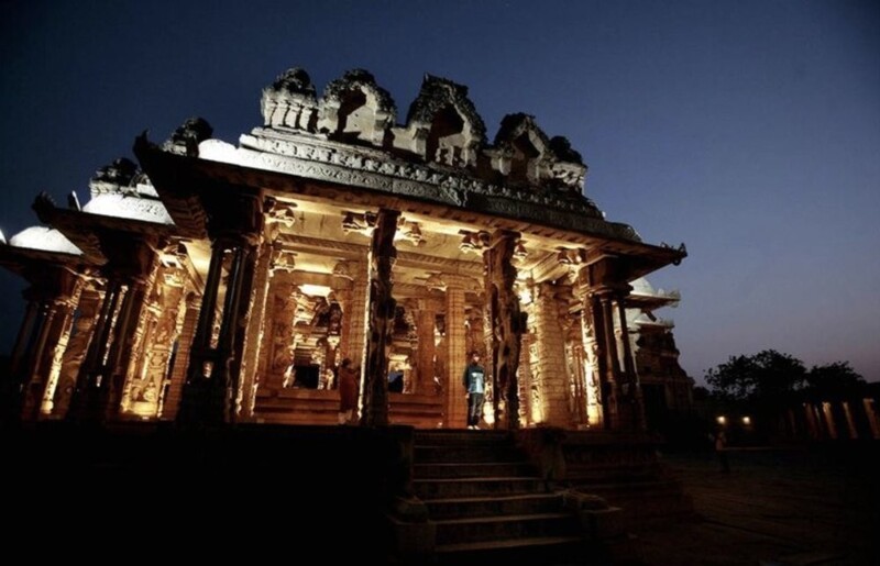 Храм Хампи в Индии. (Dibyangshu Sarkar/AFP - Getty Images)