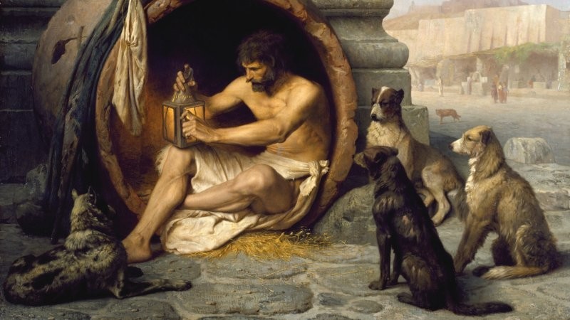 10. Древнегреческий философ Диоген отличался цинизмом и остроумием