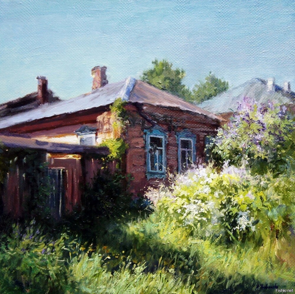 Картины художников дом. Таруса живопись.