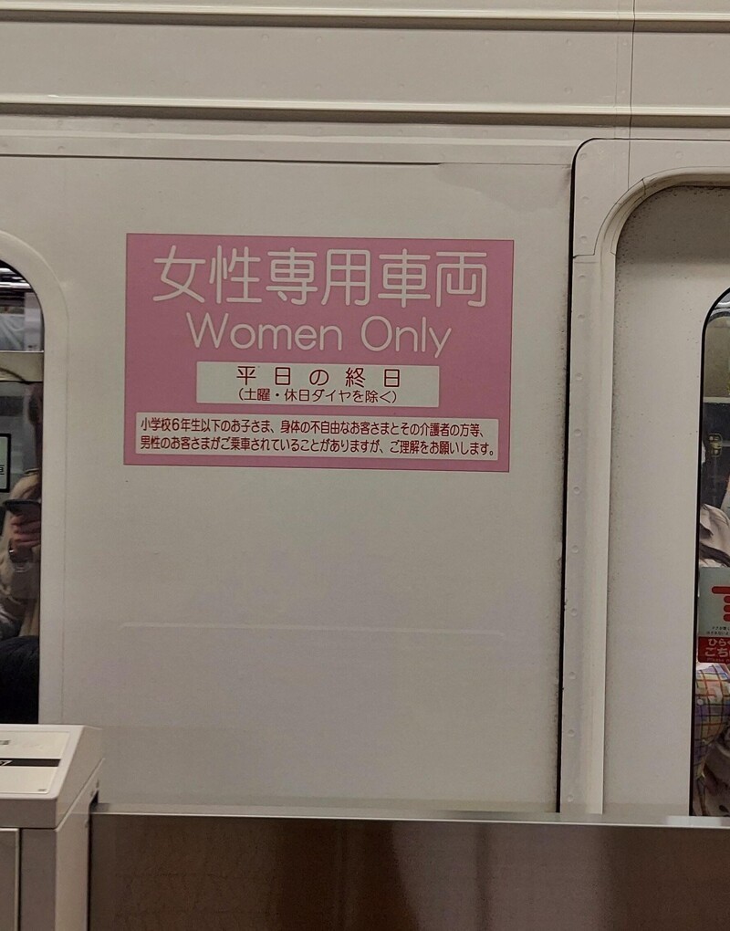 8. В поездах есть отдельные вагоны только для женщин: всё ради безопасности