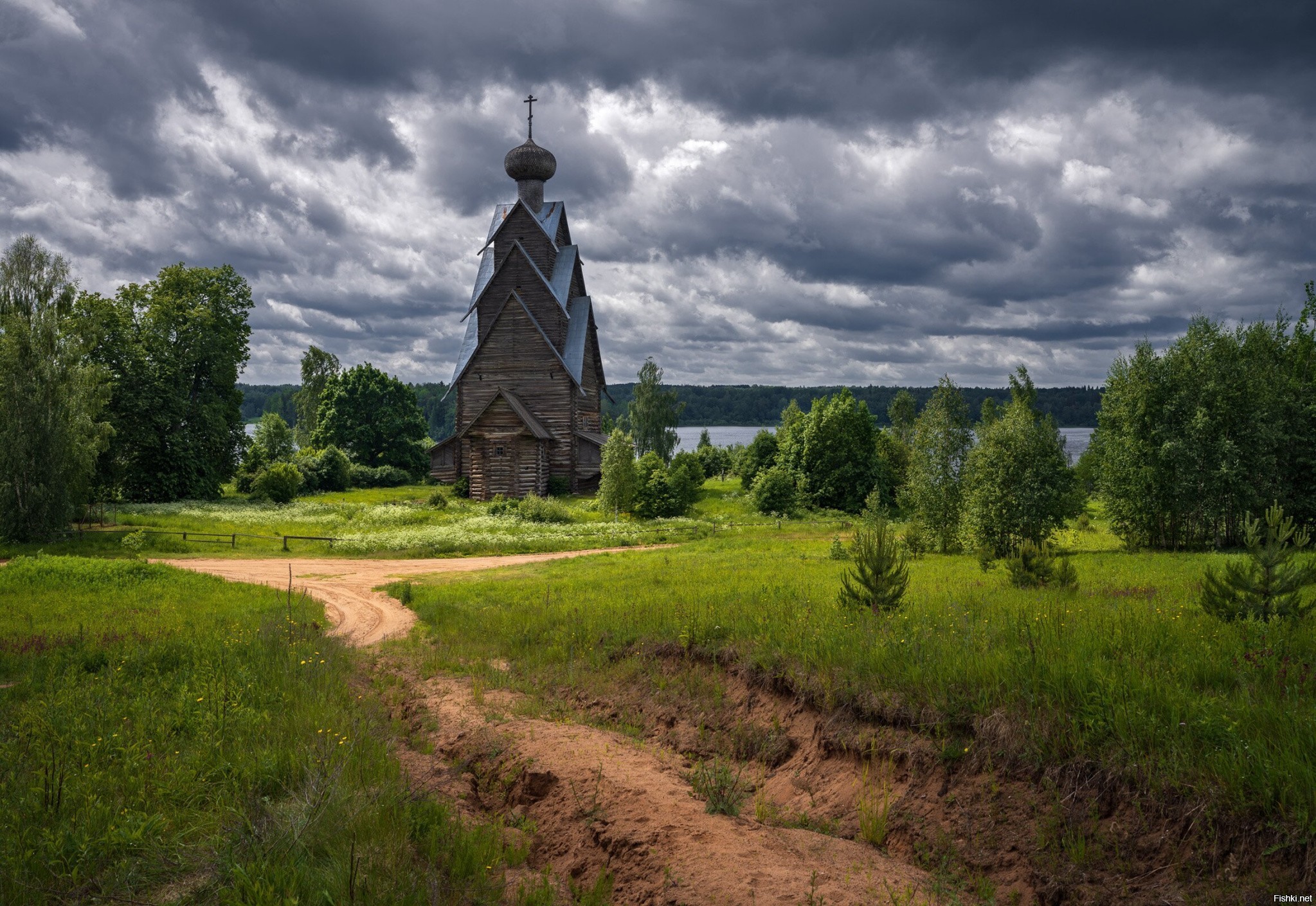 Храм на Селигере озеро Вселуг