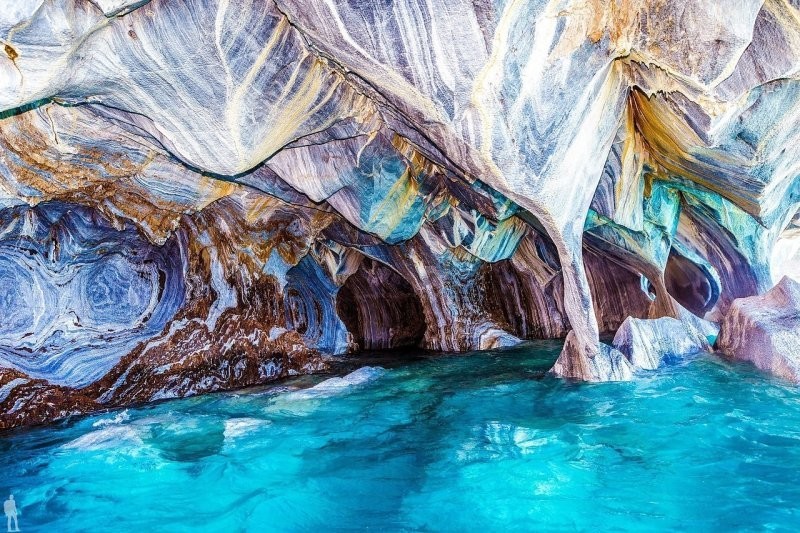 11. Мраморные пещеры, Чили