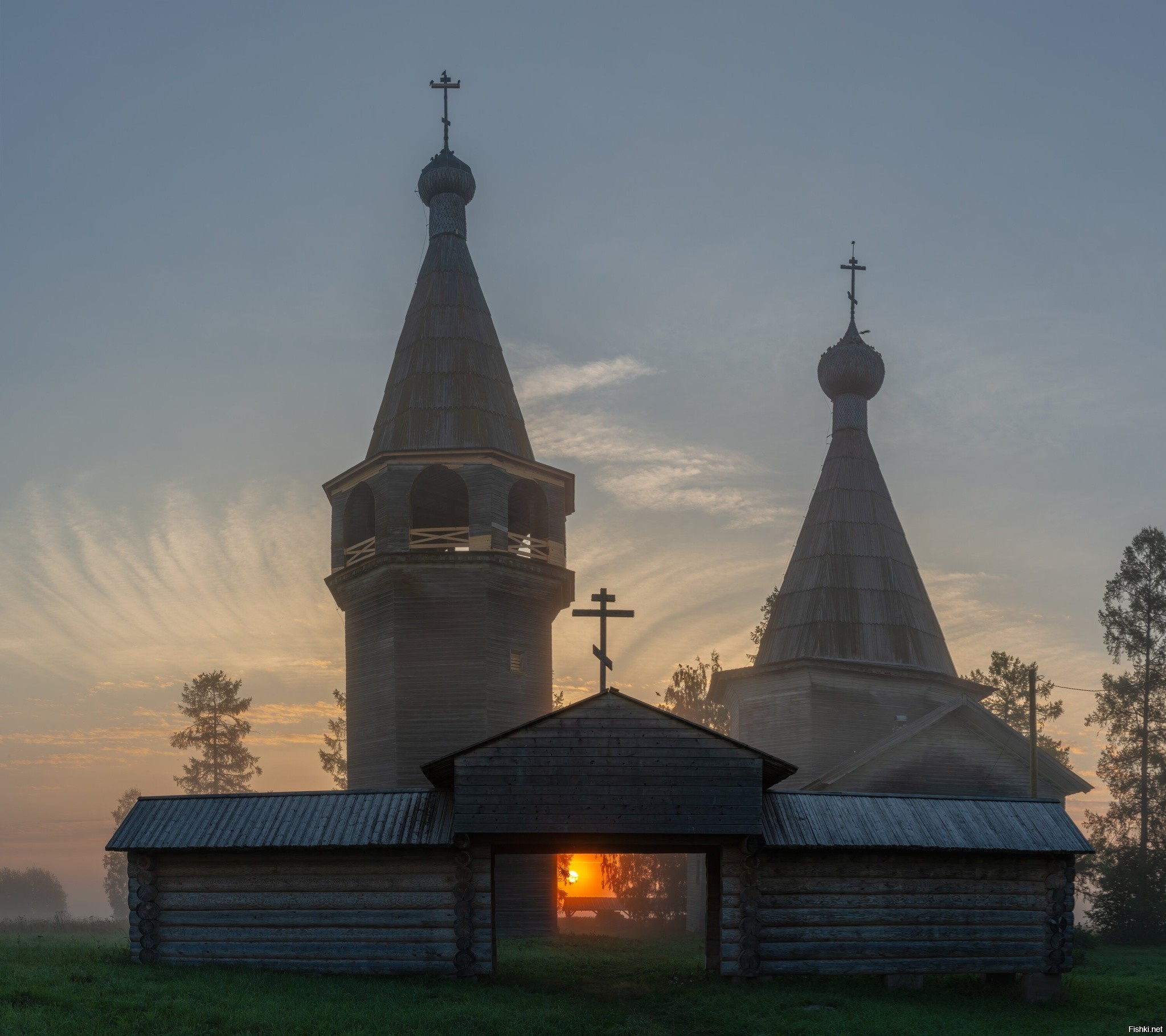 Деревня Ошевенский Погост