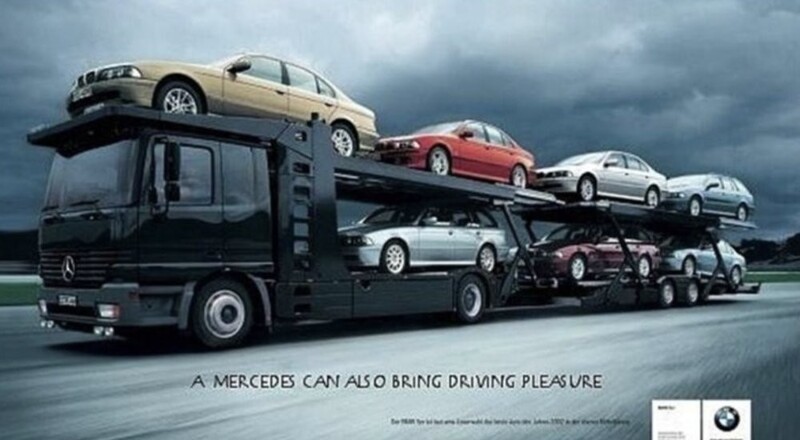 Рекламные войны автомобильных брендов (14 фото+7 видео)