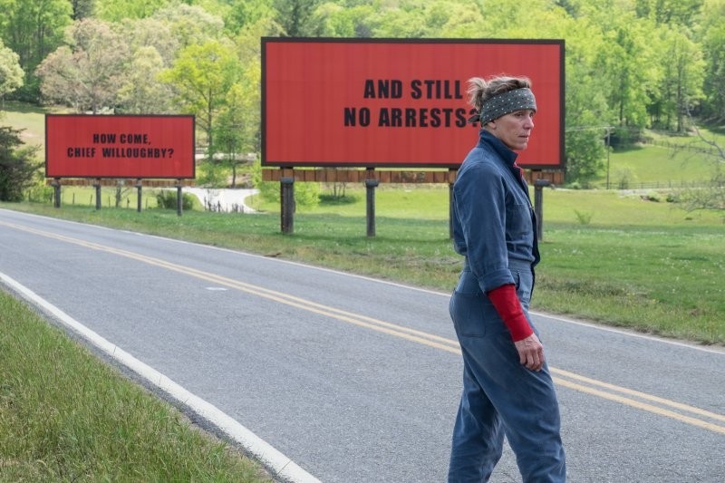 15. Милдред Хейз (Фрэнсис Макдорманд), "Три билборда на границе Эббинга, Миссури"