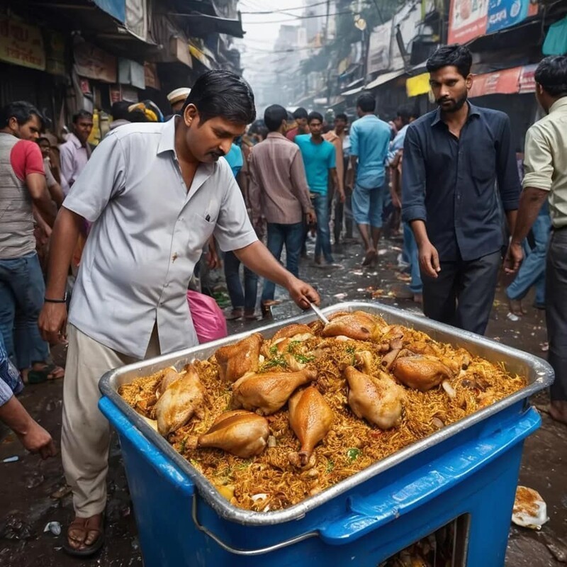 Нейросеть Midjorney посчитала, что самая мерзкая еда у... индийцев