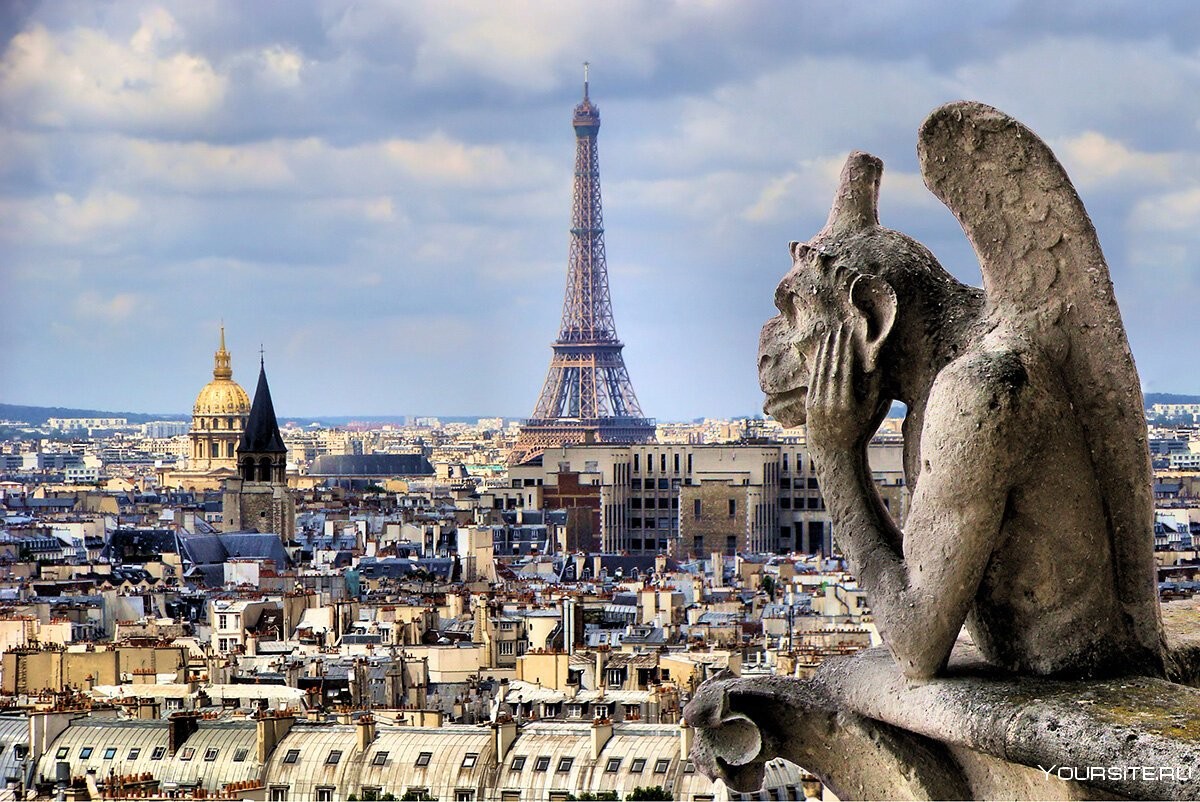 Все интересные страны. Вид на Лувр с собора Парижской Богоматери. Париж столица Франции. Достропечательности Париж. Эйфелева башня в Париже.