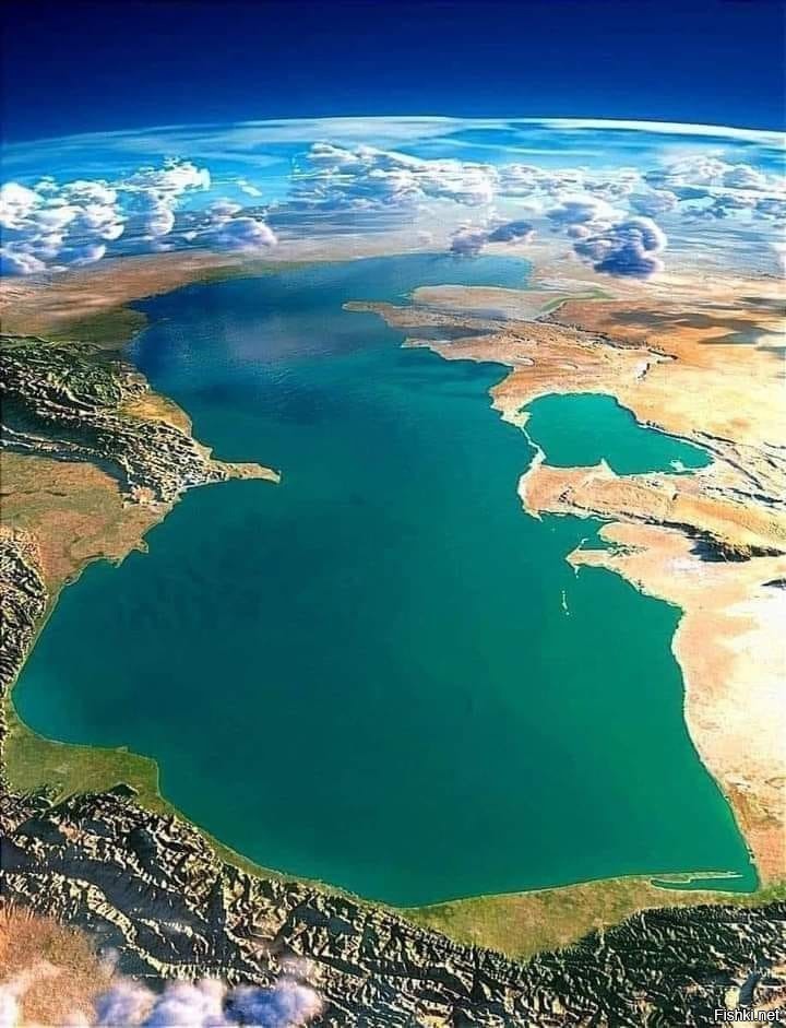 высота каспийского моря над уровнем моря