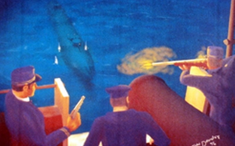 Первая успешная атака надводного судна субмариной. День боевого крещения подводного флота