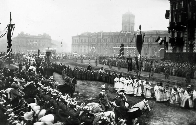 Похороны Александра 2 у Николаевского Вокзала