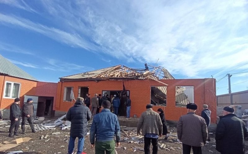 В Ингушетии частный дом в прямом смысле взлетел на воздух из-за взрыва газа