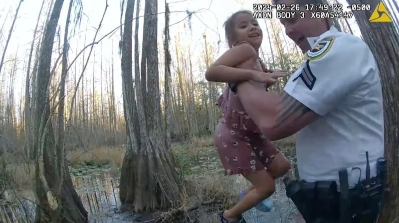 Пропавшую девочку нашли среди болот Флориды