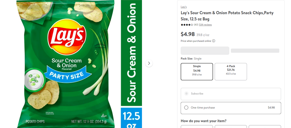 Чипсы Lay's