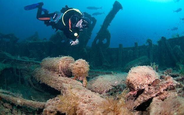 Галлиполи: подводное кладбище военных кораблей в Турции