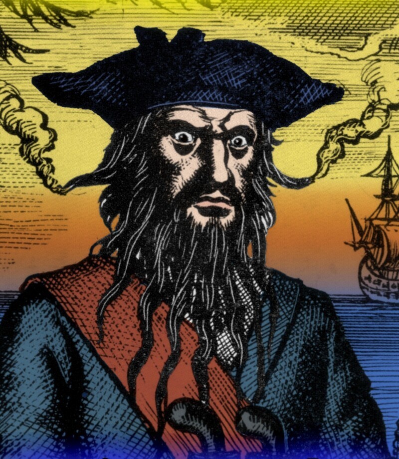Так ли страшен был пират Чёрная Борода, как его изображают?