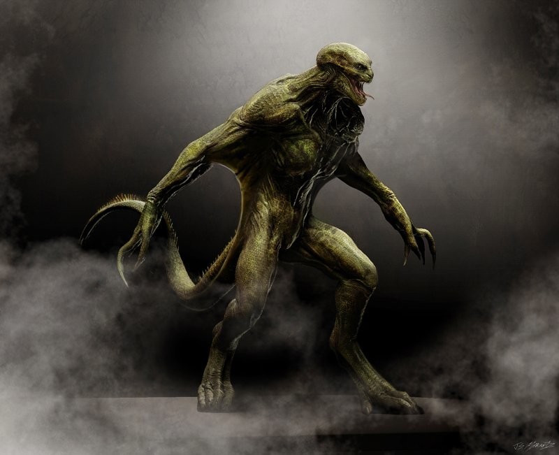 Ящерочеловек из болота Скейп-Ор – пришелец или мутировавшая древняя рептилия?