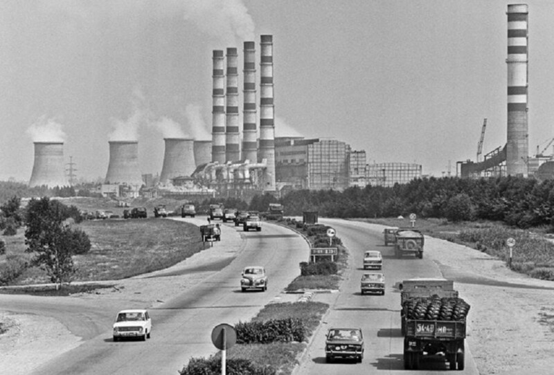 8. МКАД в час пик, Москва, СССР, 1975 год