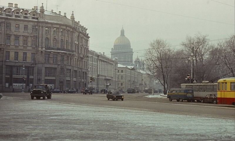 Ленинград. Адмиралтейский проспект, 1978 год.