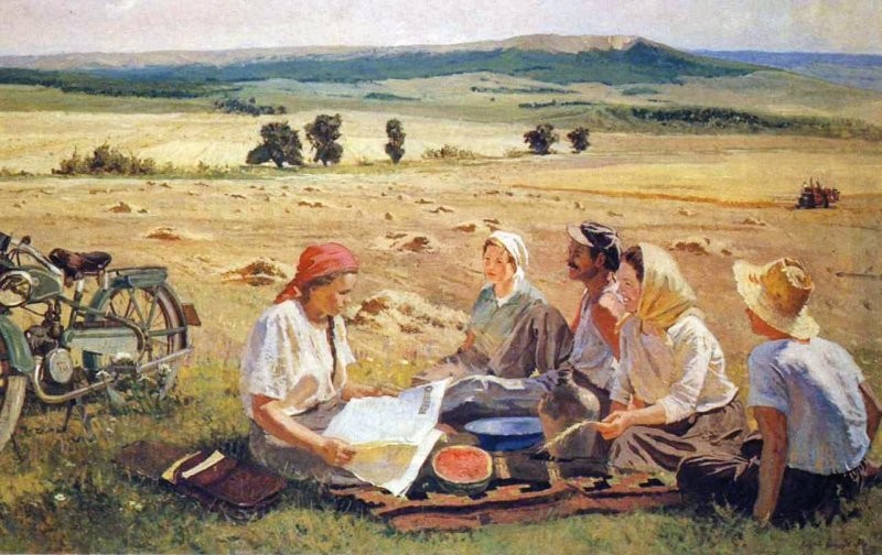 Обед в Советской живописи
