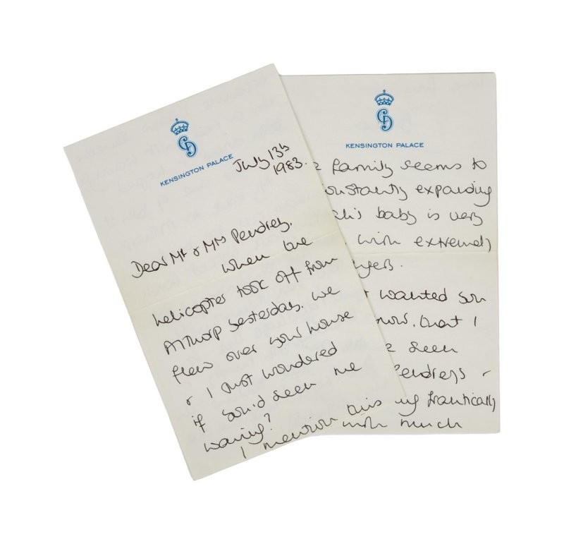 Личные письма принцессы Дианы выставят на аукцион