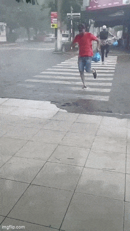 Побег от дождя