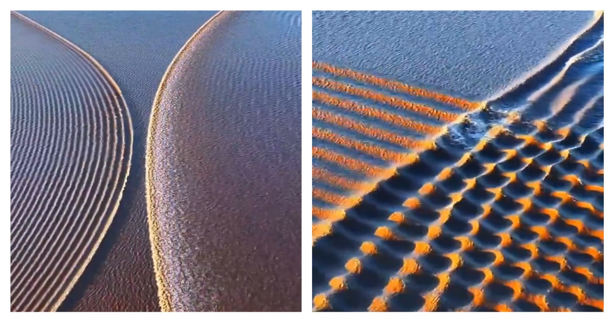 Слияние приливов⁠⁠ на реке в Китае