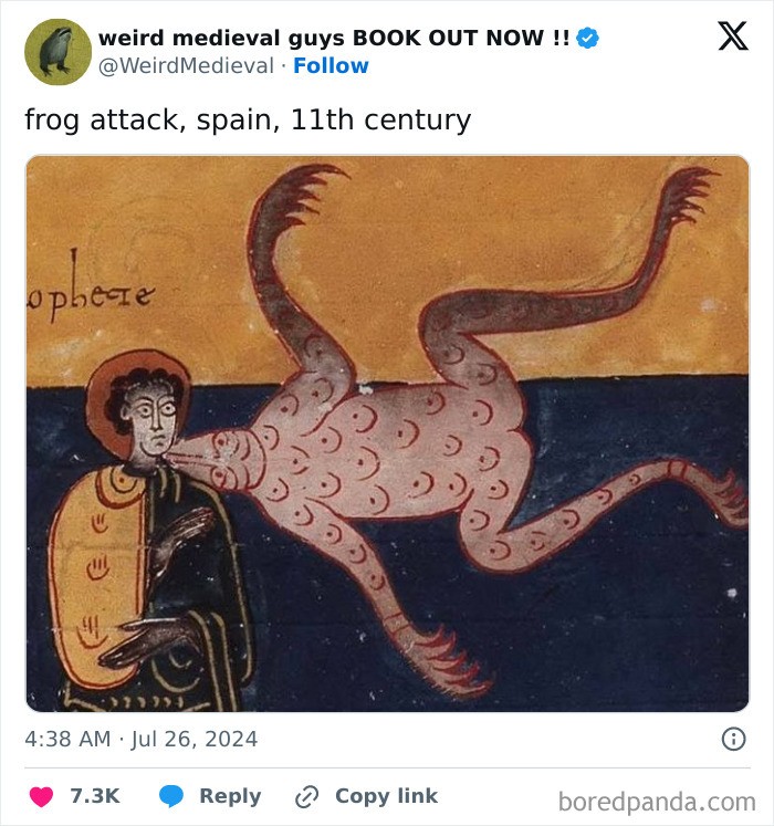 25. Нападение лягушки, Испания, XI век