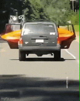На речку едет