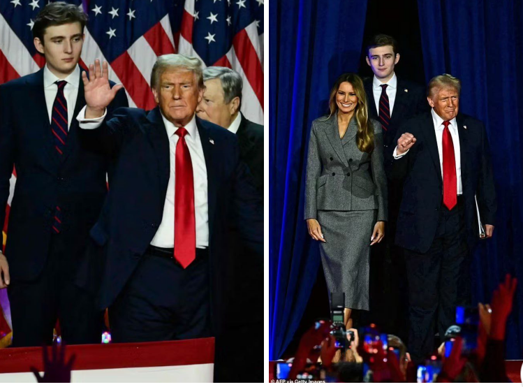 Во там у Трампа сынуля вымахал.