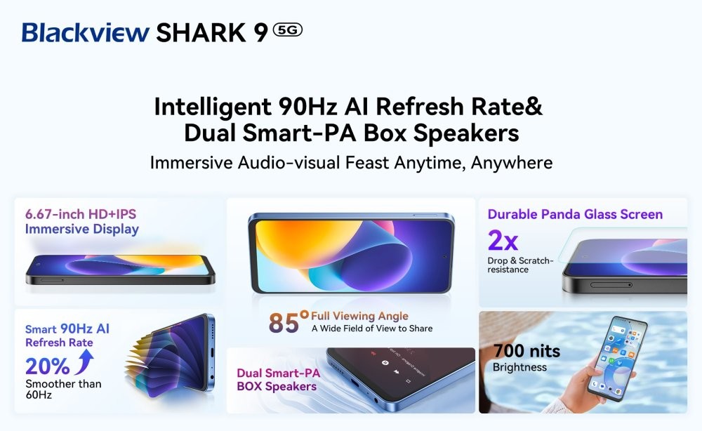 Blackview выпустила новый смартфон с  ИИ-инструментами и высокой производительностью