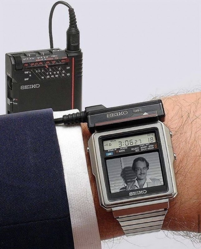 Японские часы Seiko TV, 1982