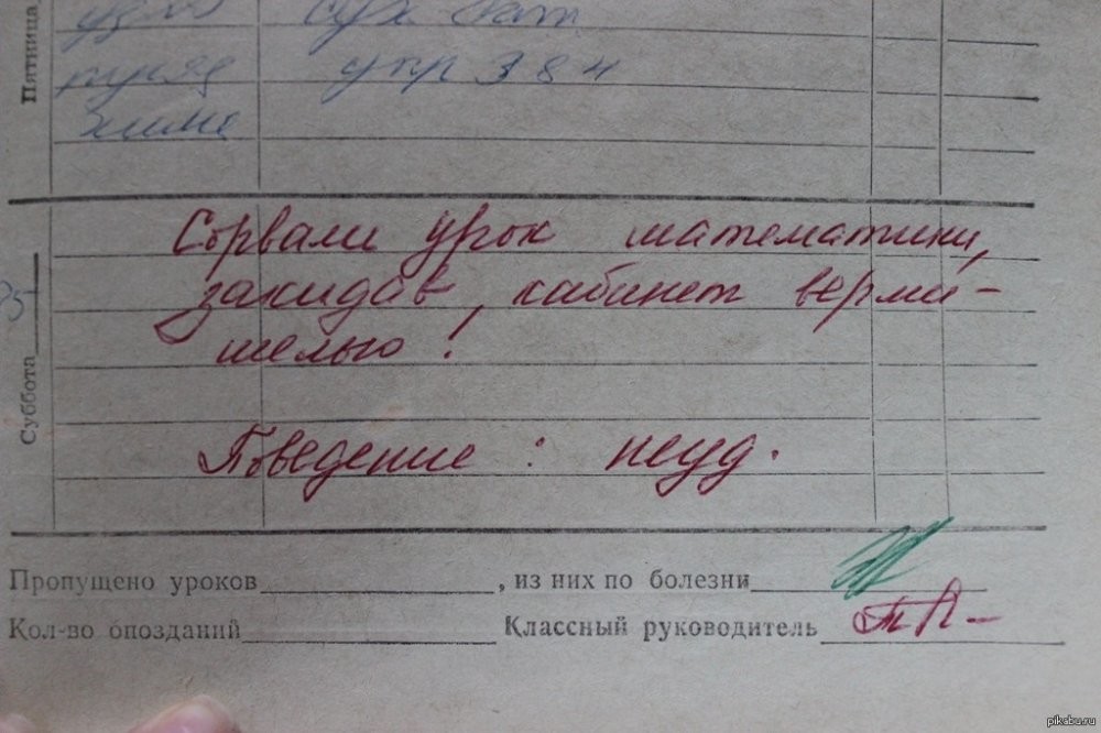 Помогают ли такие записи в школьном дневнике