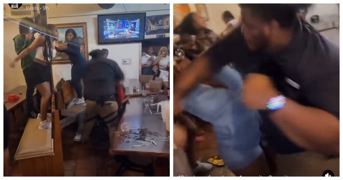 10 женщин против одного охранника