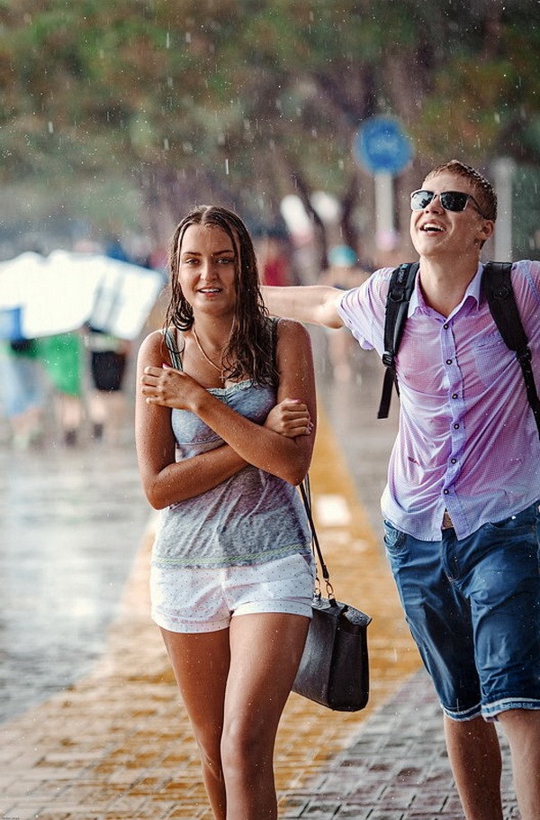 Промокшие, загорелые и счастливые...