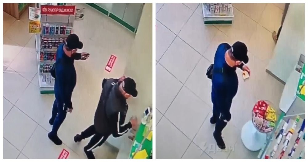 Двое мужчин в кепках украли интимную смазку