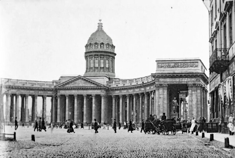 Конный транспорт на Невском проспекте
