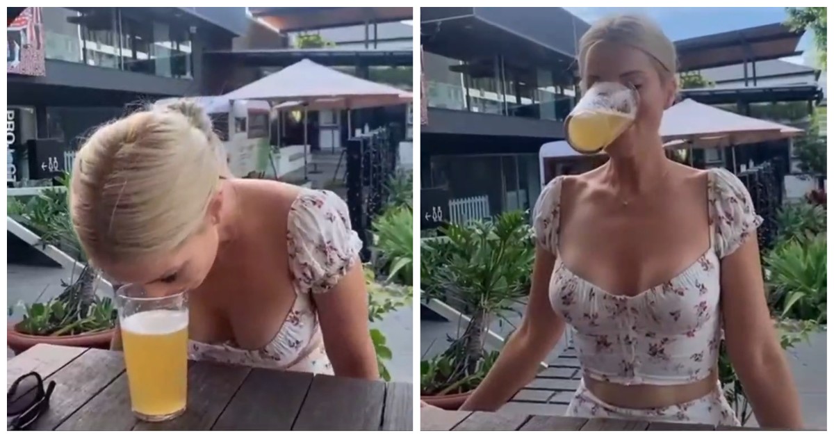 Бокал пива за 13 секунд