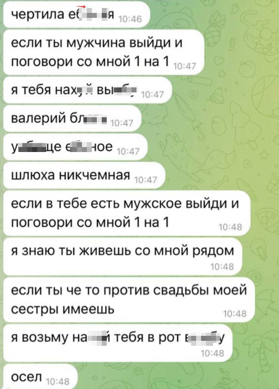 "Если ты мужчина, выйди поговорить со мной один на один": жители Новой Москвы возмутились шумной свадьбой - и нарвались на угрозы